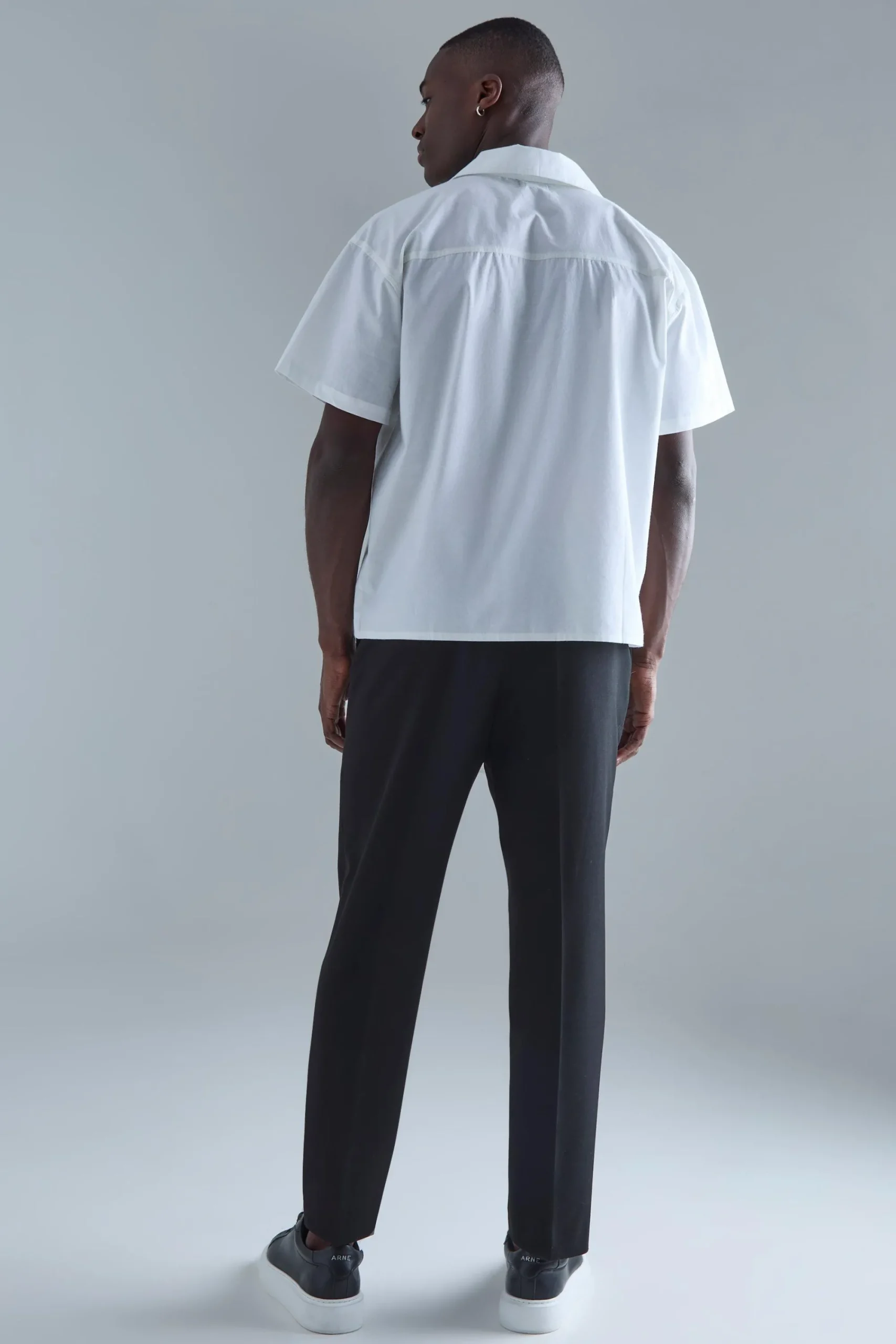 boohooMAN High Rise Tapered Crop Tailored Trouser | UK| Suits & Tailoring|Trousers