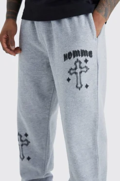 boohooMAN Homme Graphic Jogger | UK| Trousers|Joggers