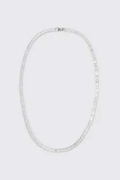 boohooMAN Iced Necklace In | UK| Jewellery & Watches