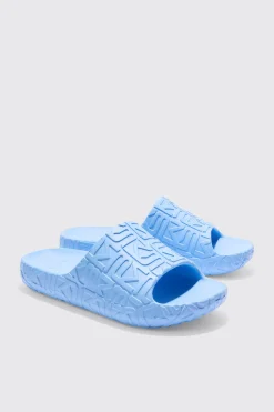 boohooMAN Inflated Bm Moulded Slider | UK| Sliders & Slippers