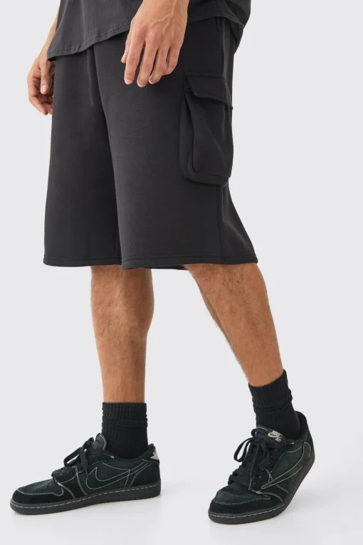 boohooMAN Jersey Cargo Jort | UK| Shorts