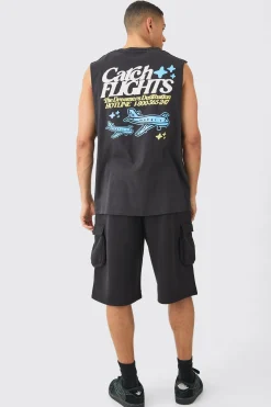 boohooMAN Jersey Cargo Jort | UK| Shorts