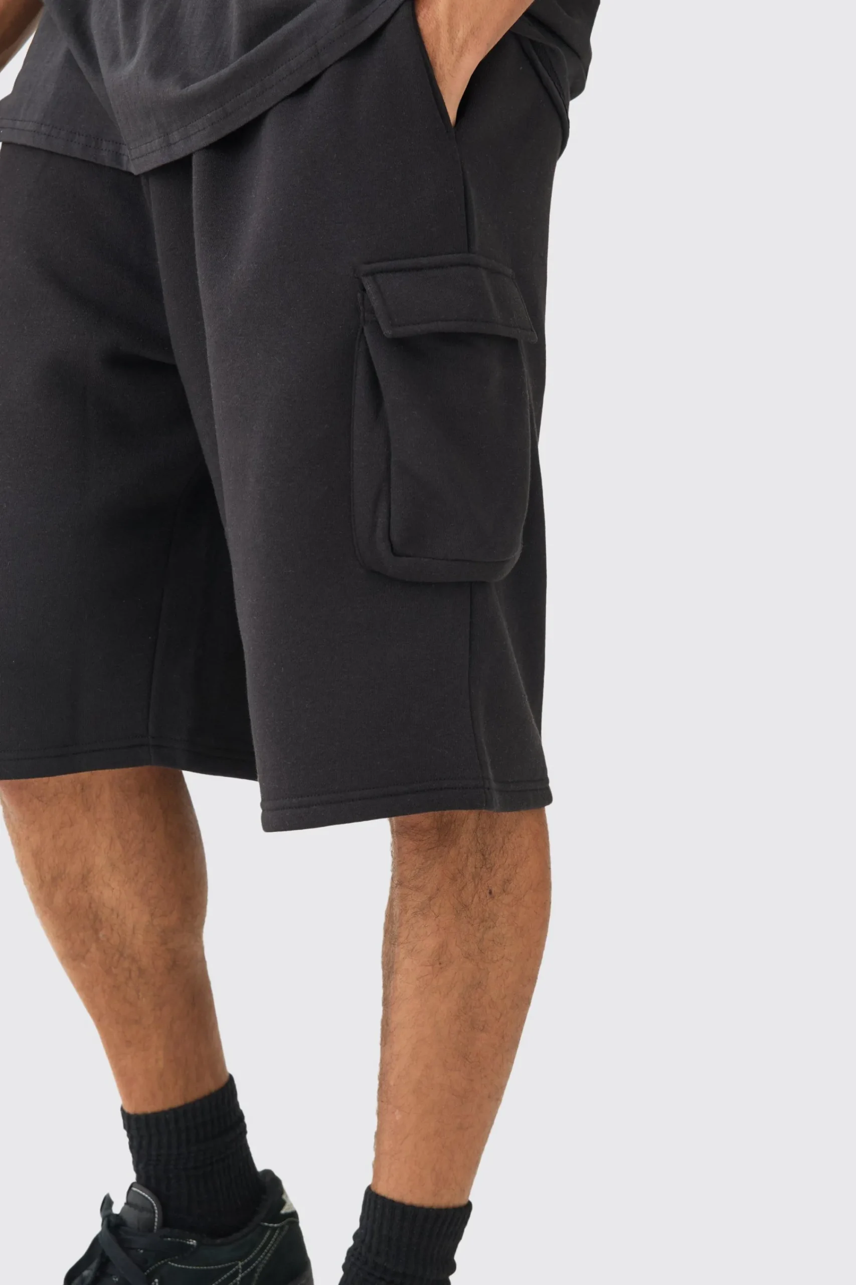 boohooMAN Jersey Cargo Jort | UK| Shorts