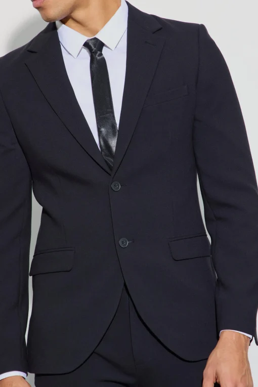 boohooMAN Jersey Skinny Single Breasted Suit Jacket | UK| Suits & Tailoring