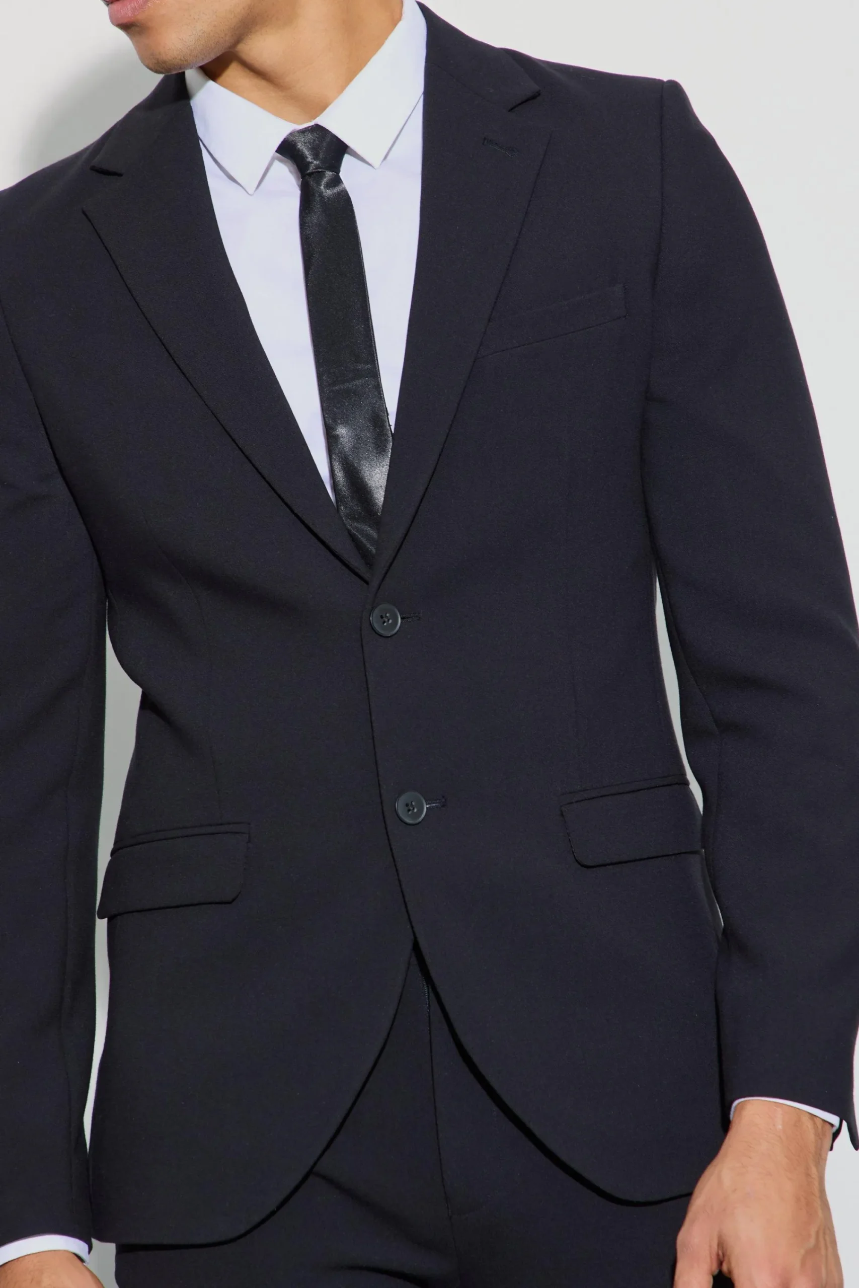 boohooMAN Jersey Skinny Single Breasted Suit Jacket | UK| Suits & Tailoring
