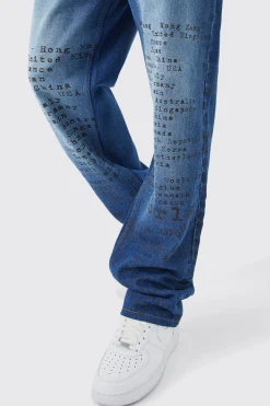 boohooMAN Laser Print Denim Jacket And Jeans Set | UK| Sets & Co-Ords