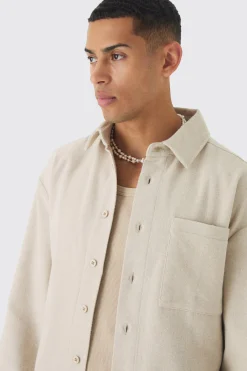 boohooMAN Lightweight Oversized Brushed Overshirt | UK| Shirts