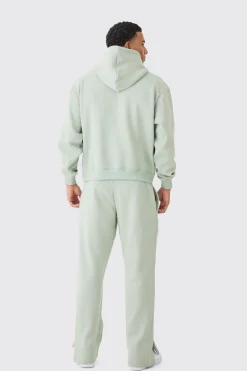 boohooMAN Limited Edition Oversized Boxy Split Hem Tracksuit | UK| Tracksuits