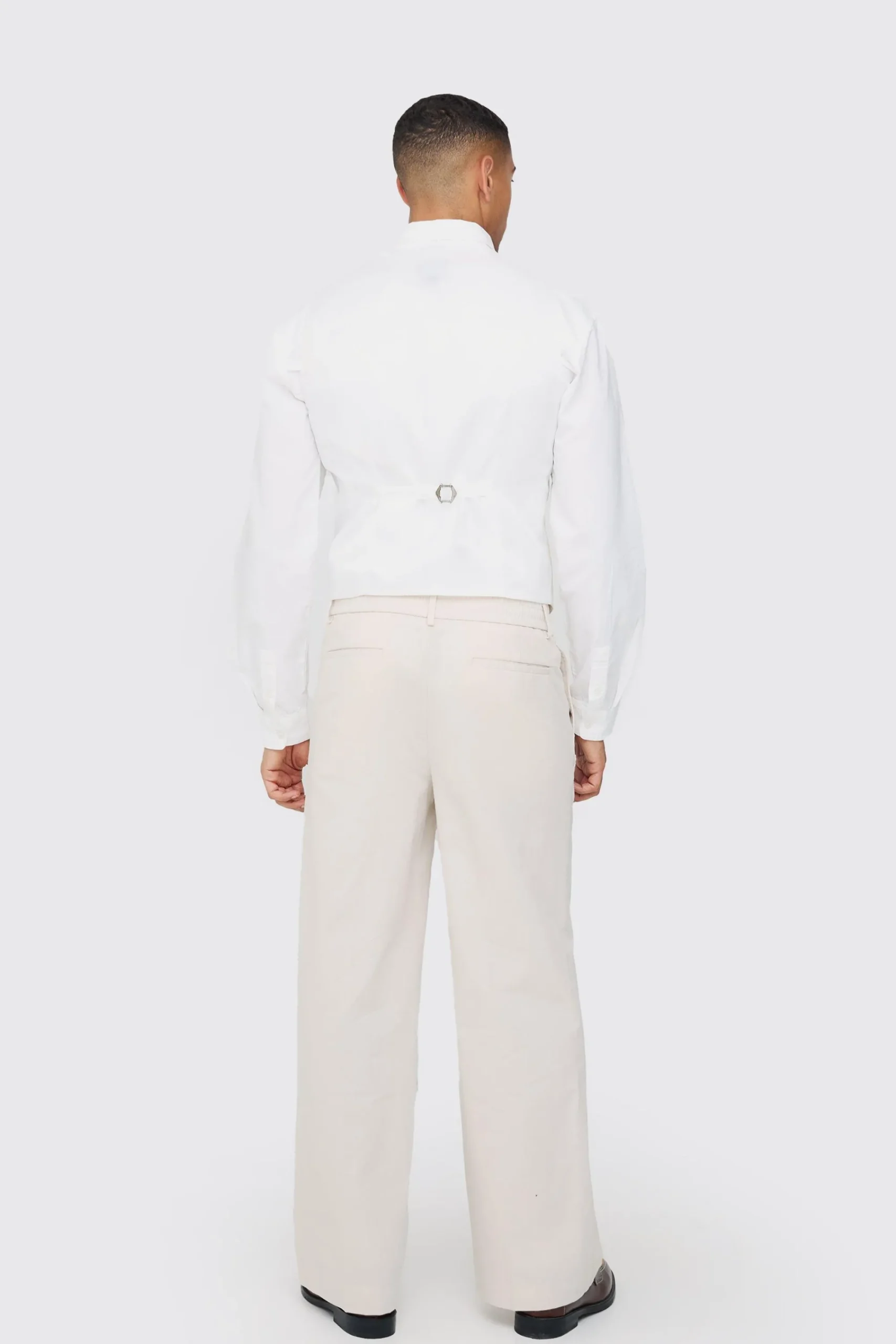 boohooMAN Linen Blend Slim Fit Waistcoat | UK| Suits & Tailoring