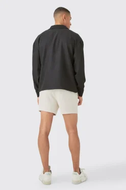 boohooMAN Linen Button Up Overshirt | UK| Shirts