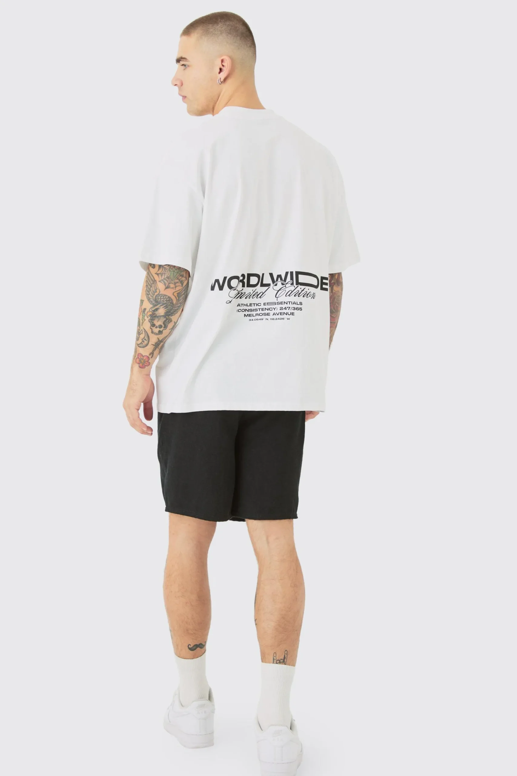 boohooMAN Linen Look Pin Tuck Elasticated Waist Relaxed Shorts | UK| Suits & Tailoring|Shorts