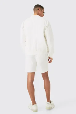 boohooMAN Linen Mix Smart Bomber Jacket | UK| Suits & Tailoring