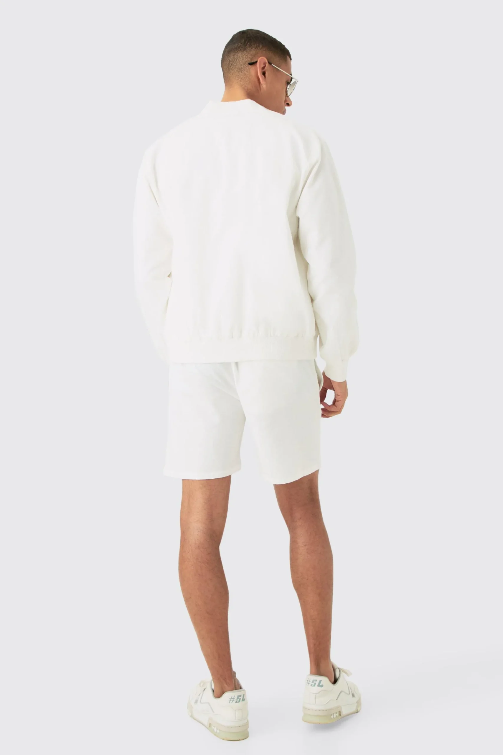 boohooMAN Linen Mix Smart Bomber Jacket | UK| Suits & Tailoring