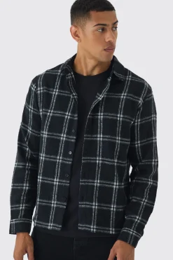 boohooMAN Long Sleeve Checked Regular Fit Shirt | UK| Shirts