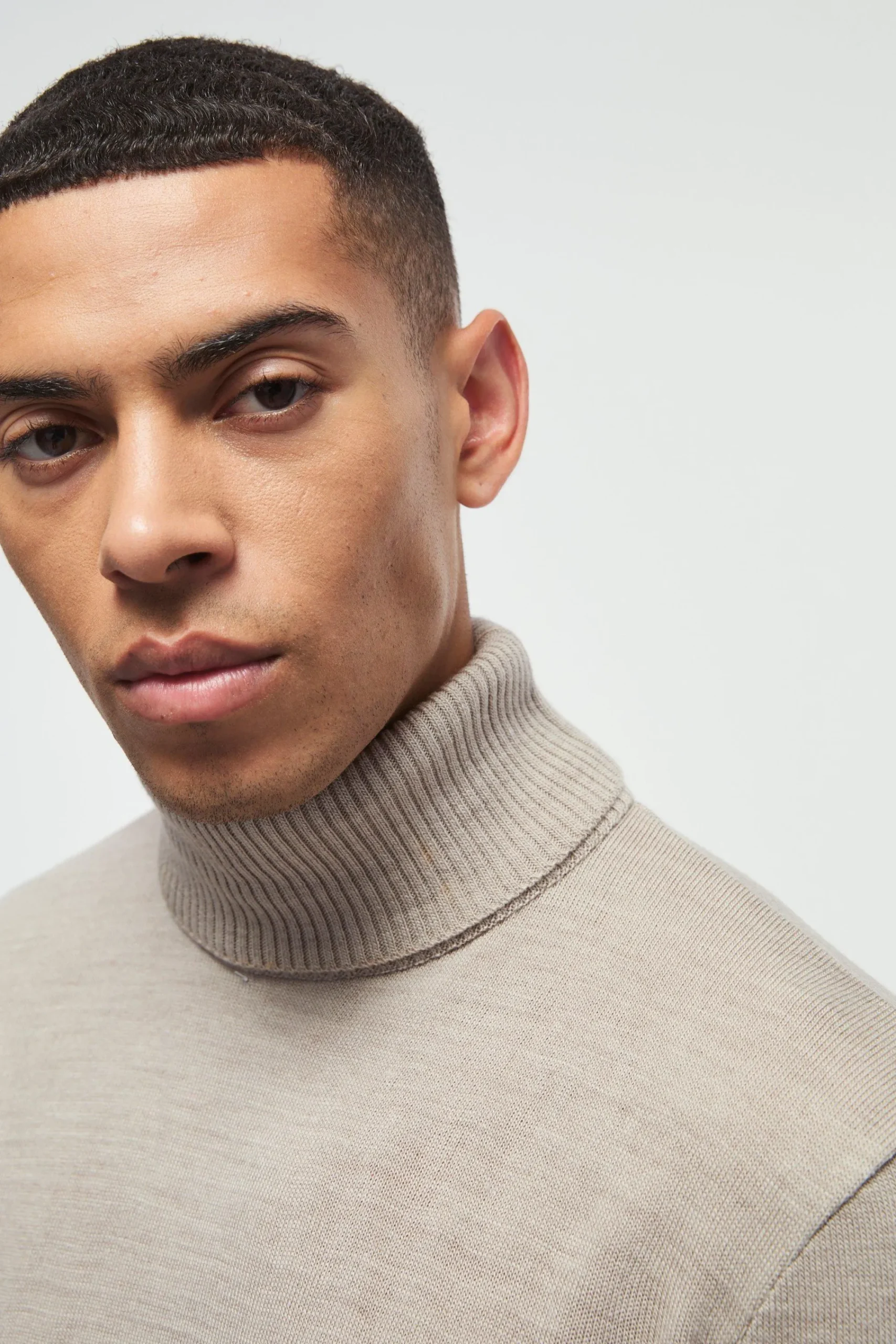 boohooMAN Long Sleeve Roll Neck Jumper In | UK| Knitwear