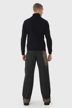 boohooMAN Long Sleeve Roll Neck Jumper In | UK| Knitwear