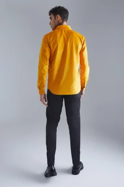 boohooMAN Long Sleeve Velour Revere Shirt | UK| Shirts