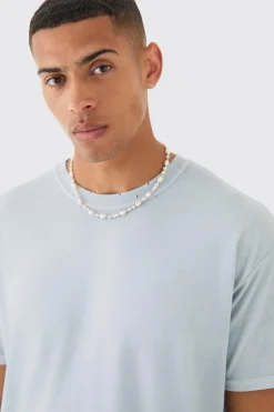 Loose Fit Distressed Wash T-shirt | UK^boohooMAN Sale