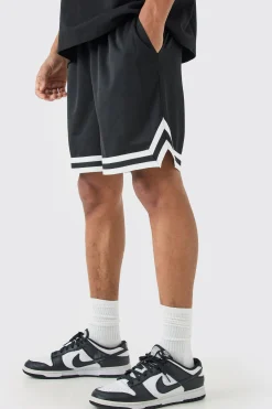 boohooMAN Loose Fit Mesh Short Length Basketball Short | UK| Shorts