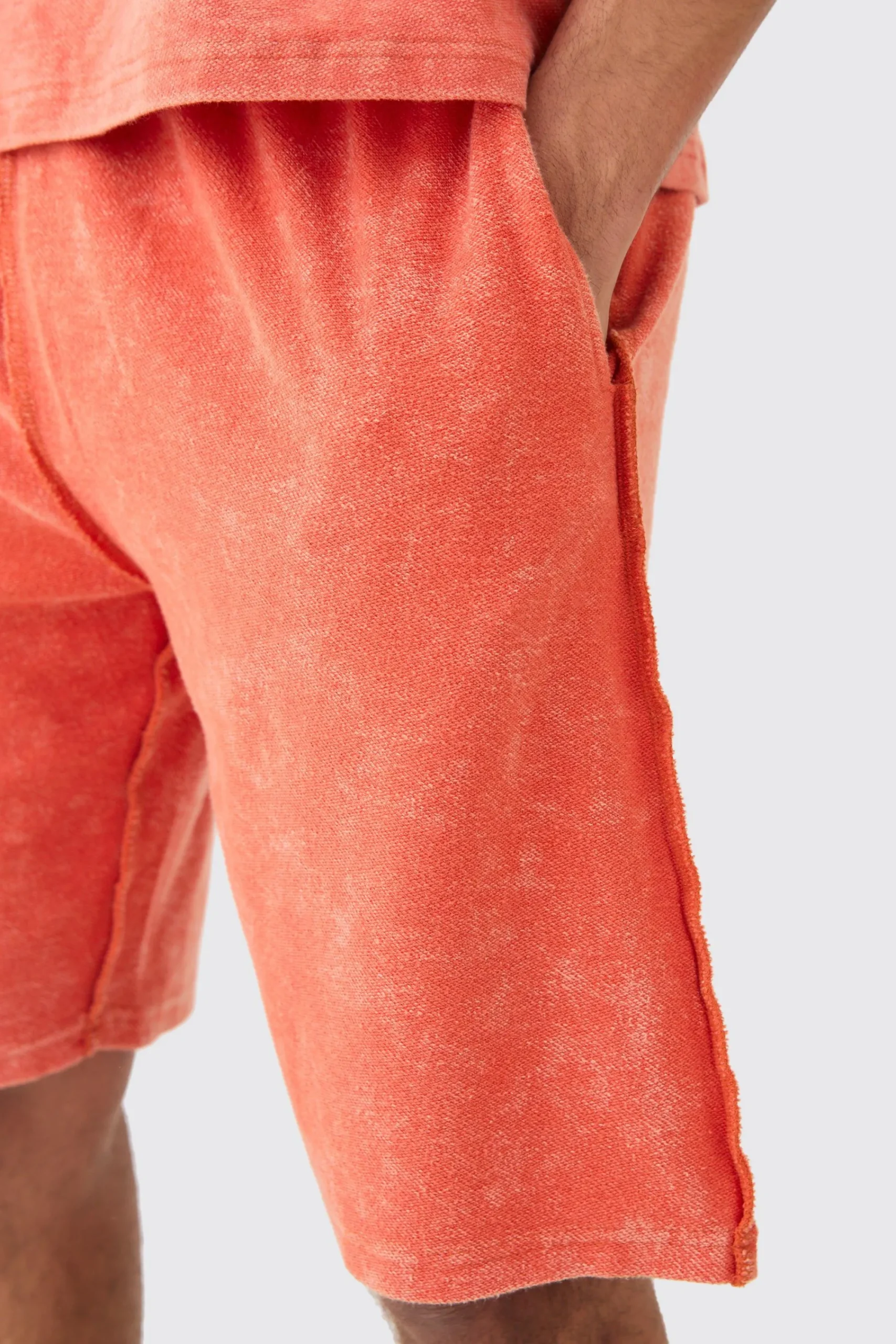 boohooMAN Loose Fit Reverse Loopback Printed Shorts | UK| Shorts