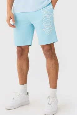 boohooMAN Loose Fit Worldwide Print Short | UK| Shorts