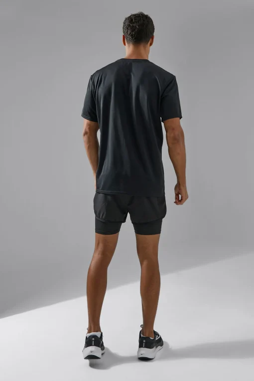 boohooMAN Man Active 2 In 1 3inch Regular Fit Running Short | UK| Underwear & Socks|Underwear & Socks