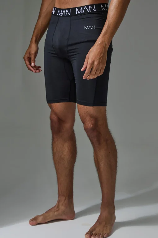 boohooMAN Man Active Base Layer 7inch Short | UK| Shorts