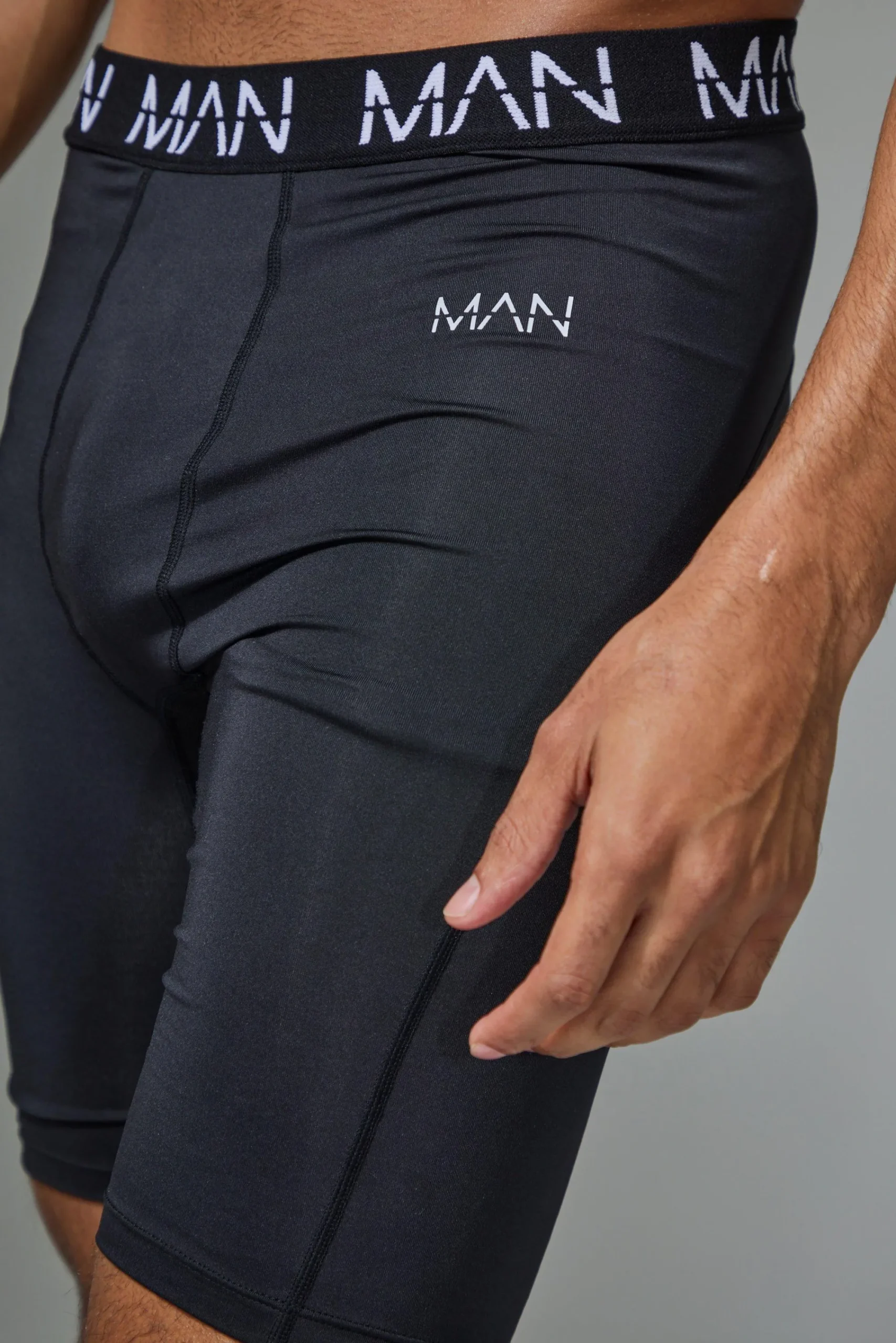 boohooMAN Man Active Base Layer 7inch Short | UK| Shorts