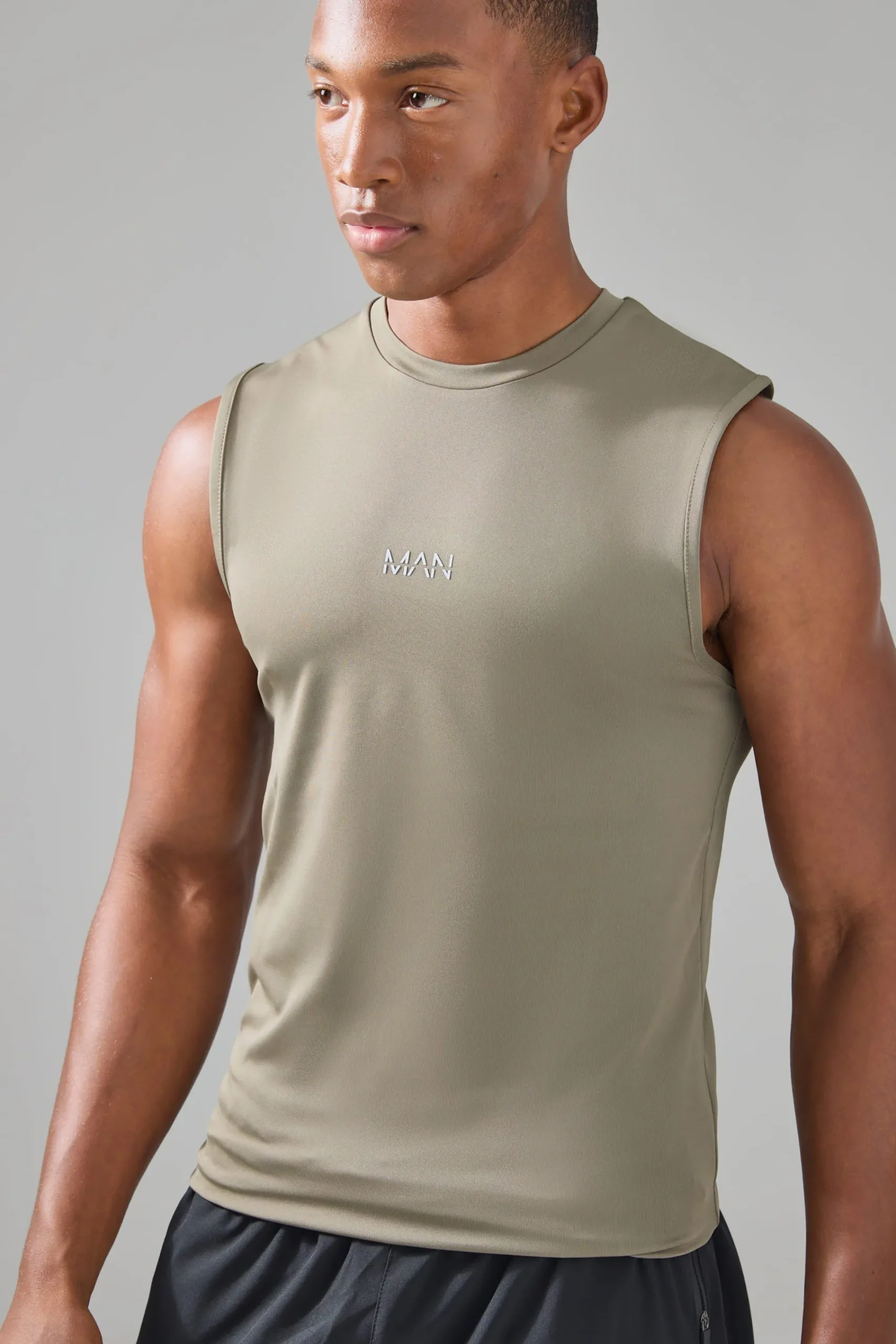 Man Active Compression Tank | UK^boohooMAN Sale