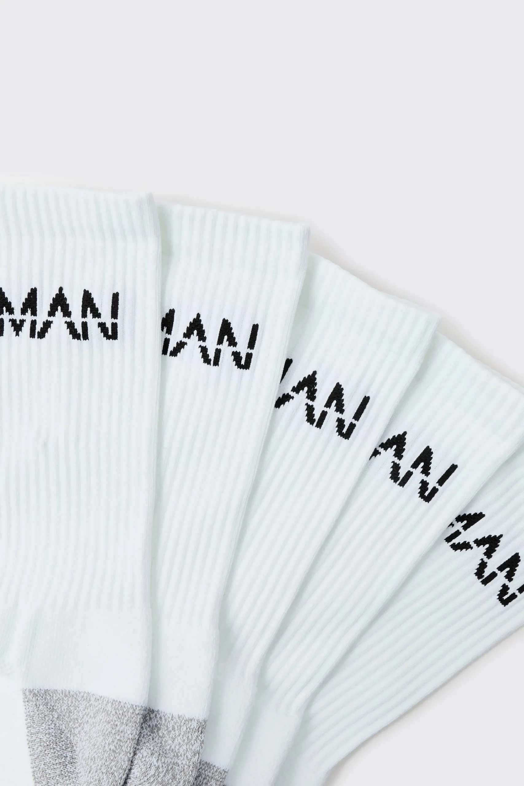 boohooMAN Man Active Cushioned Training Crew 5 Pack Socks | UK| Underwear & Socks|Underwear & Socks