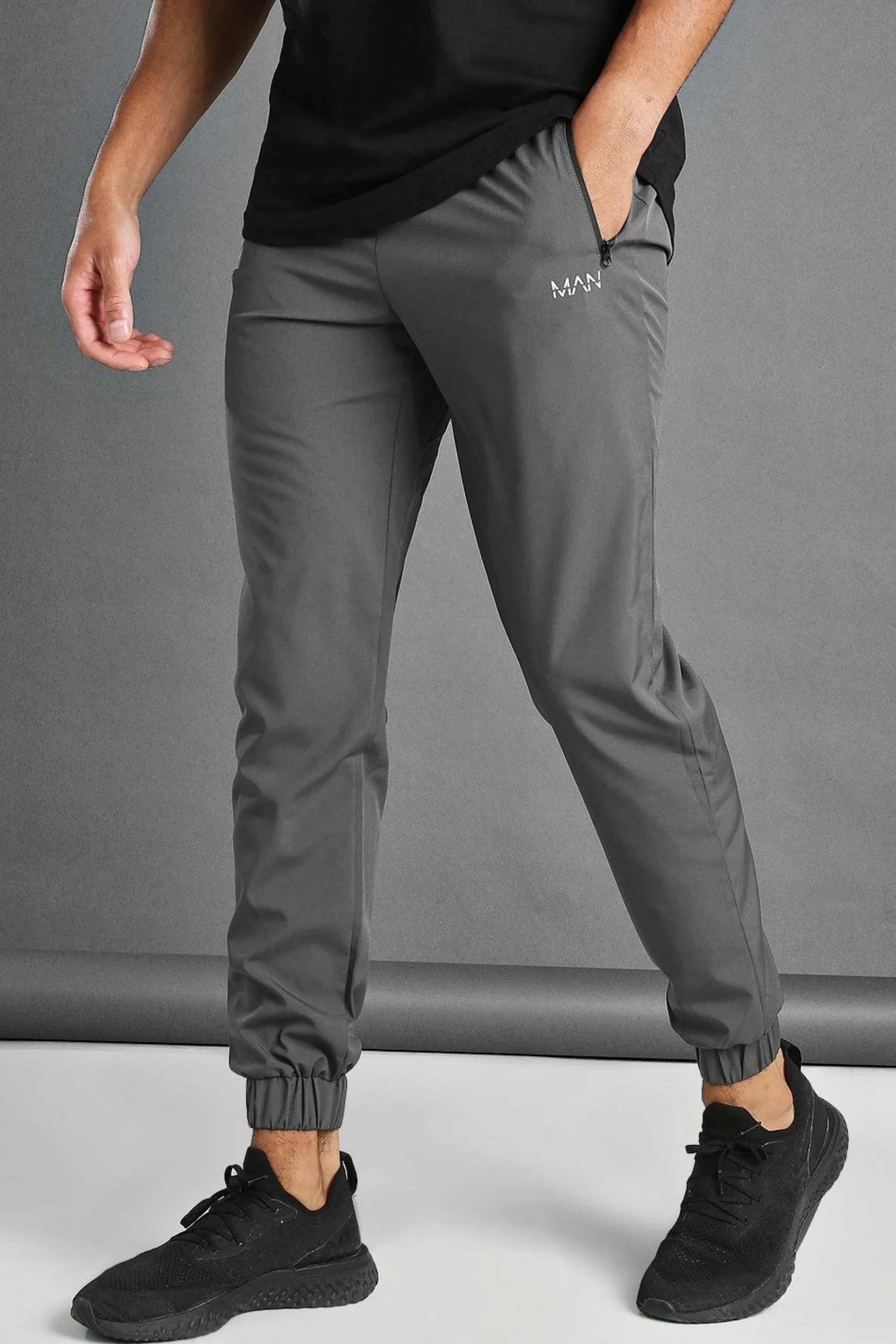 boohooMAN Man Active Gym Tapered Jogger | UK| Trousers|Joggers