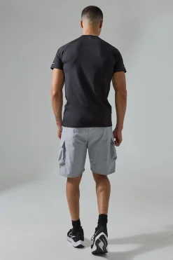 boohooMAN Man Active 5inch Oversized Reflective Cargo Short | UK| Shorts