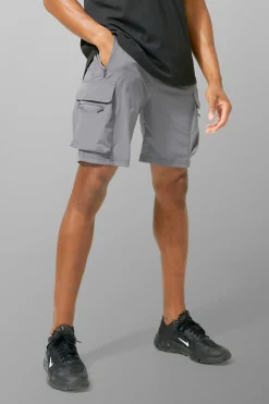 boohooMAN Man Active Lightweight 5inch Slim Cargo Shorts | UK| Trousers|Shorts