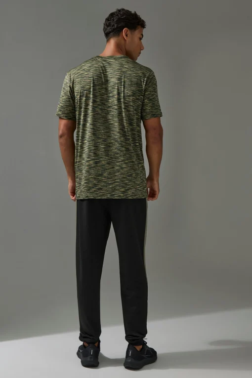 Man Active Lightweight Space Dye Marl Short Sleece T-shirt | UK^boohooMAN Best