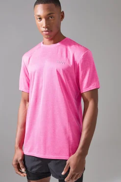 Man Active Marl Performance T-shirt | UK^boohooMAN