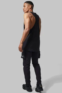 boohooMAN Man Active Performance Tapered Cargo Joggers | UK| Trousers|Joggers