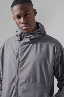 boohooMAN Man Active Regular Fit Trail Windbreaker | UK| Coats & Jackets