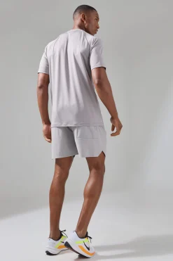 boohooMAN Man Active Ripstop Neon Logo Regular Fit 5inch Short | UK| Shorts