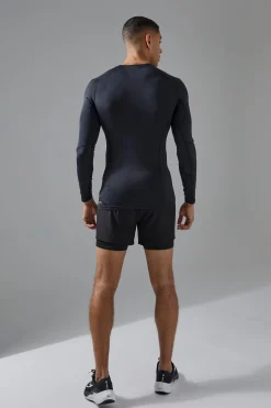 boohooMAN Man Active Stretch Woven 5inch 2in1 Short | UK| Shorts