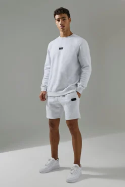 boohooMAN Man Active Sweatshirt & Short Tracksuit | UK| Tracksuits