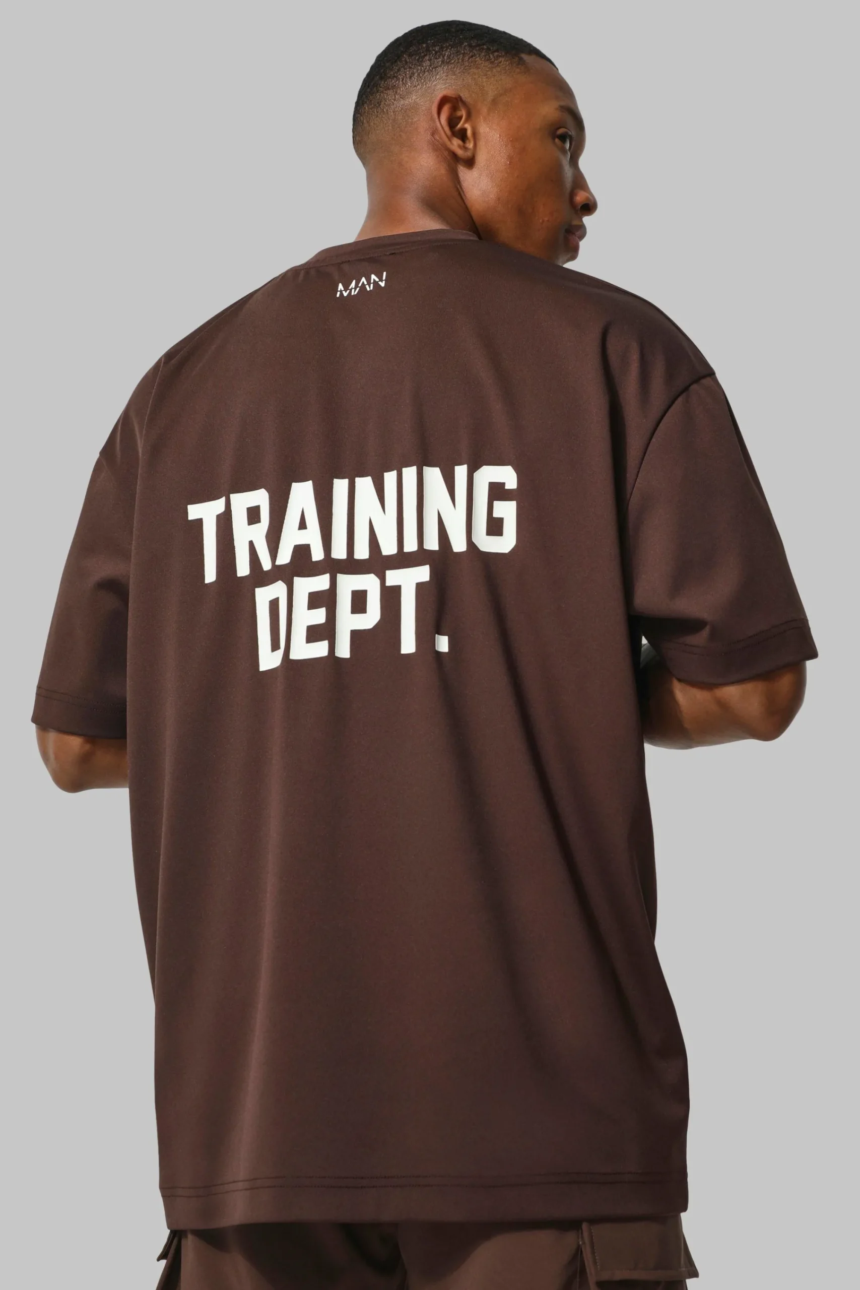 Man Active Training Dept Performance Oversized T Shirt | UK^boohooMAN Online