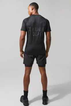 boohooMAN Man Active Training Dept 5inch 2-in-1 Regular Fit Shorts | UK| Shorts