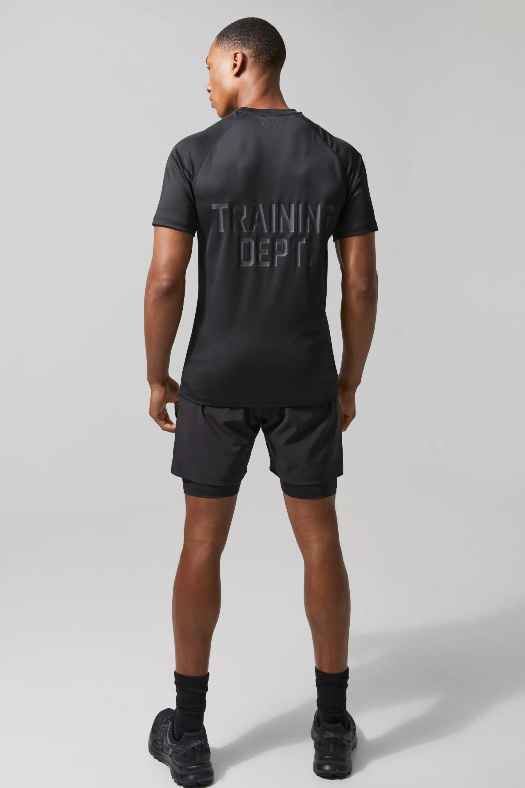 boohooMAN Man Active Training Dept 5inch 2-in-1 Regular Fit Shorts | UK| Shorts