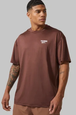 Man Active Training Dept Performance Oversized T Shirt | UK^boohooMAN Best