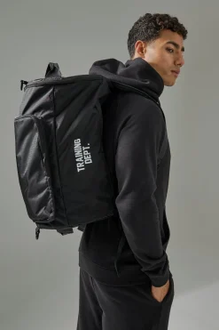 boohooMAN Man Active Training Dept 2 In 1 Gym Backpack And Barrel Bag | UK| Bags & Wallets