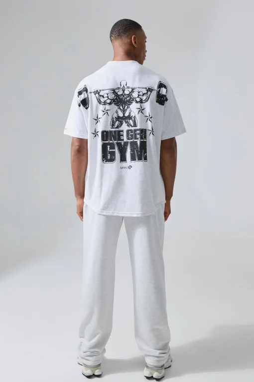 Man Active X Og Gym Oversized Xxl Back Print T-shirt | UK^boohooMAN New