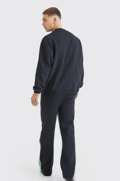 boohooMAN Man Extended Neck Gusset Tracksuit | UK| Tracksuits
