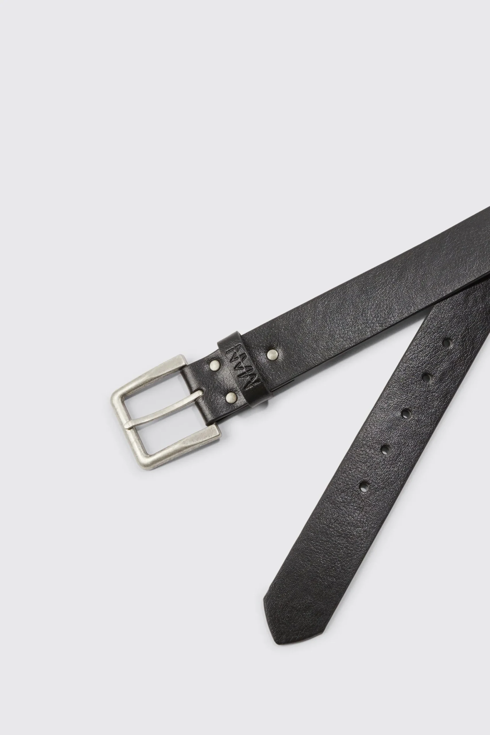 boohooMAN Man Faux Leather Belt | UK| Belts