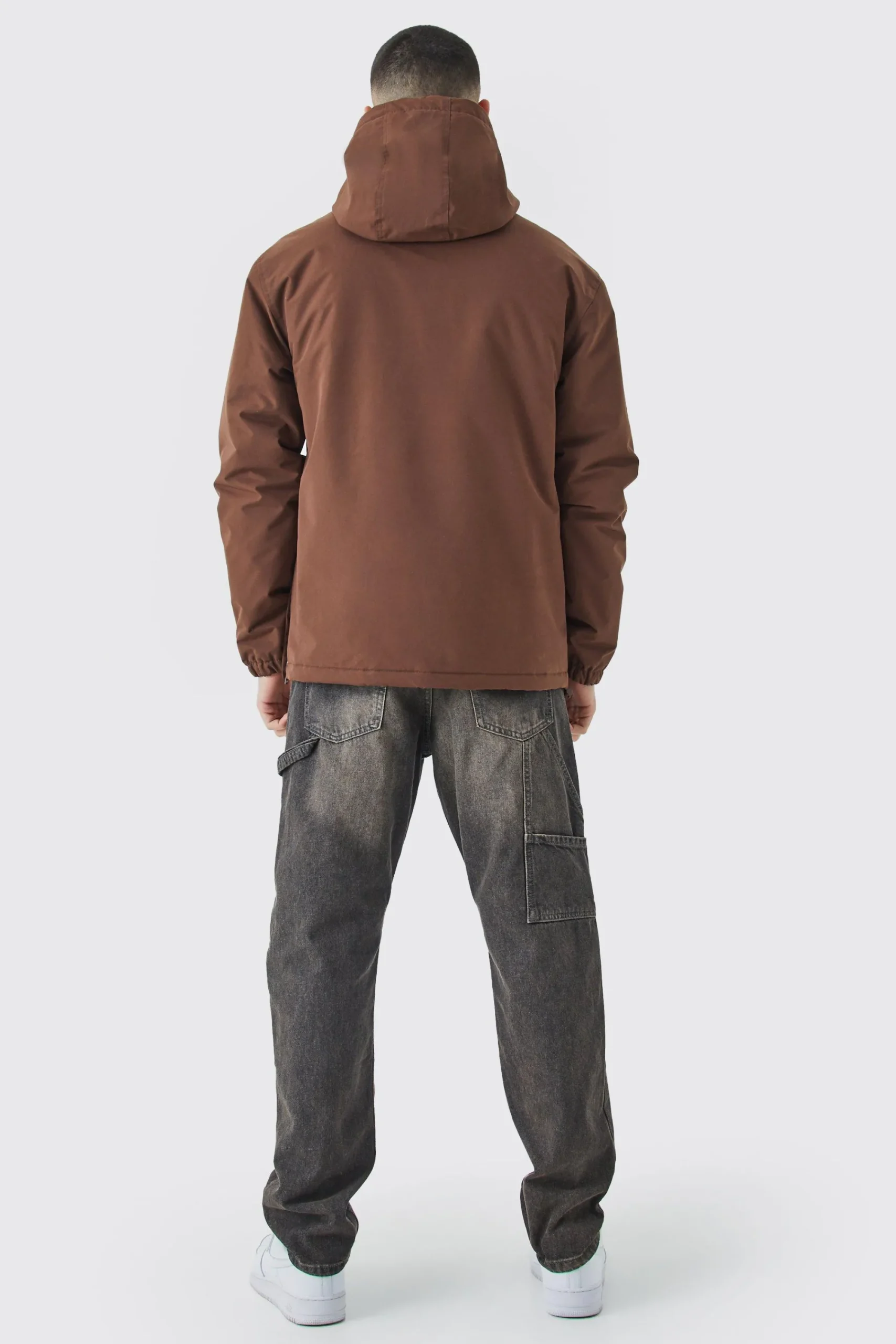 boohooMAN Man Overhead Hooded Parka | UK| Coats & Jackets