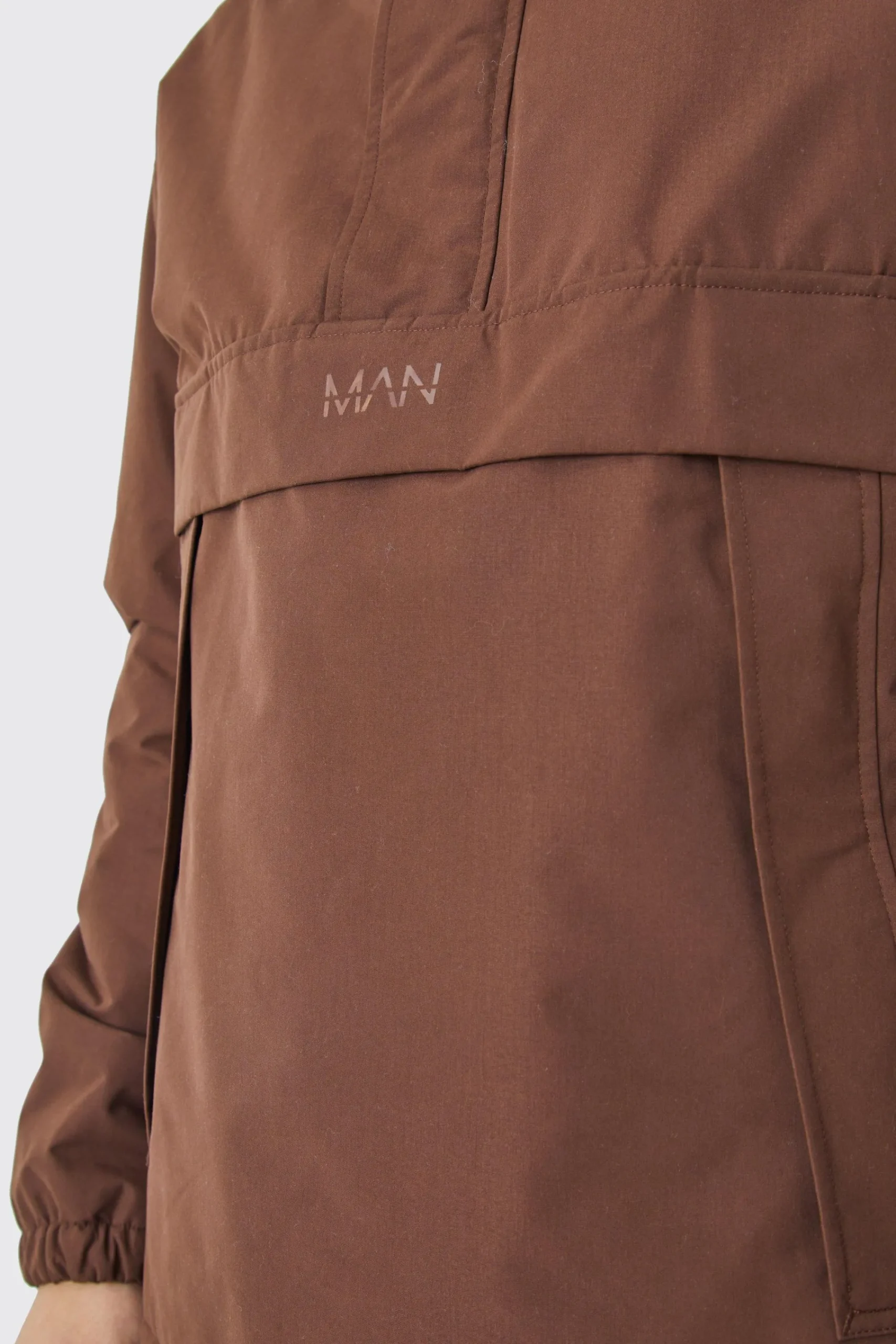 boohooMAN Man Overhead Hooded Parka | UK| Coats & Jackets